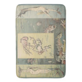 Art Nouveau Atlantis Mermaids #60 Bath Mat (Voorkant Verticaal)