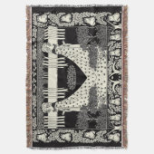 Art Nouveau Aubrey Beardsley Salome Rugs Deken (Voorkant Verticaal)
