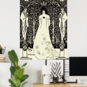 Art Nouveau Aubrey Beardsley Venus Poster (Thuiskantoor)