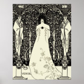 Art Nouveau Aubrey Beardsley Venus Poster (Voorkant)
