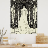 Art Nouveau Aubrey Beardsley Venus Poster (Keuken)