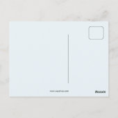 Art Nouveau automobielkalender 1906 Briefkaart (Achterkant)