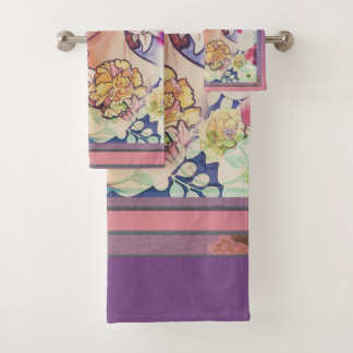 Art Nouveau Bath Towel Set Bad Handdoek