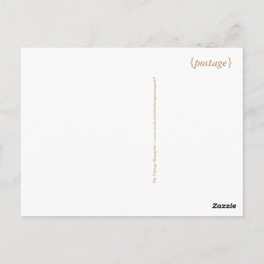 Art Nouveau Beauty - Briefkaart (Achterkant)