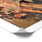 Art Nouveau Beauty Herfst 1896 Poster (Hoek)