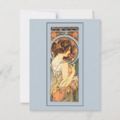 Art Nouveau Beauveau Bride Shower-uitnodiging Kaart (Voorkant)