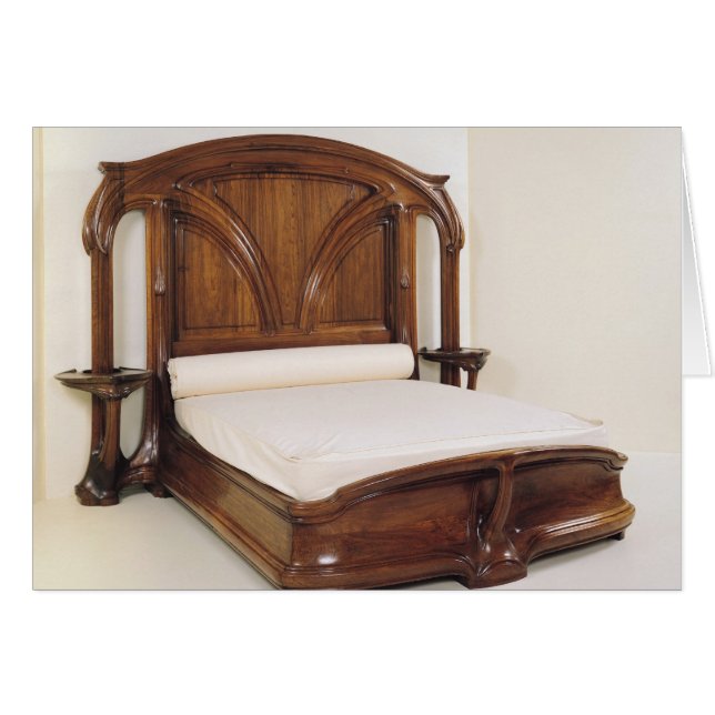 Art Nouveau bed, 1900 (Voorkant Horizontaal)