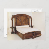 Art Nouveau bed, 1900 Briefkaart (Voorkant / Achterkant)