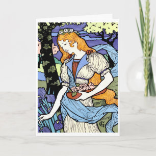 Art Nouveau Bedankkaart