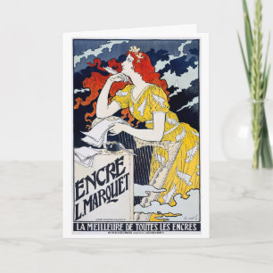 Art Nouveau Bedankkaart
