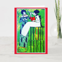 Art Nouveau Bedankkaart