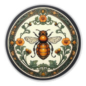 Art Nouveau Bee-utiful Keramische Knop (Voorkant)