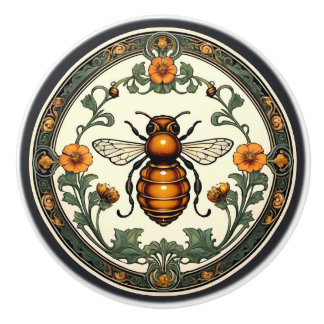 Art Nouveau Bee-utiful Keramische Knop