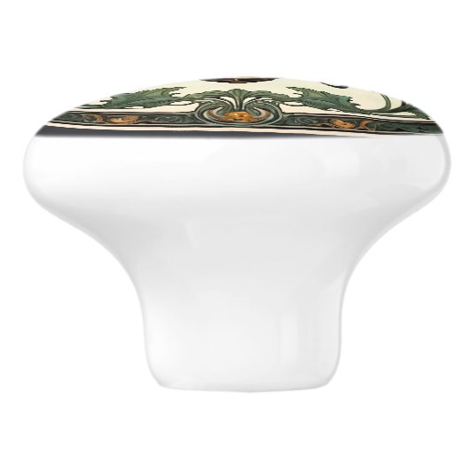 Art Nouveau Bee-utiful Keramische Knop (Zijkant)