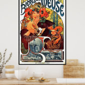 Art Nouveau Beer AD 1897 Poster (Keuken)