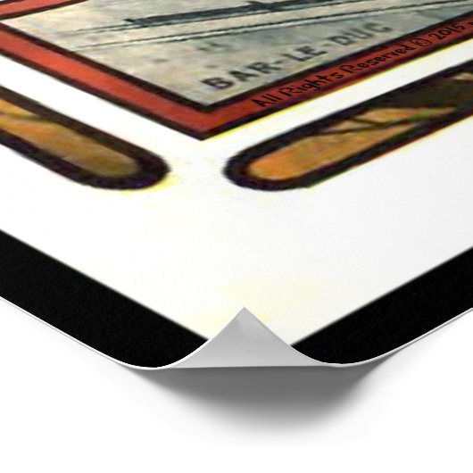 Art Nouveau Beer AD 1897 Poster (Hoek)