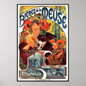 Art Nouveau Beer AD 1897 Poster (Voorkant)
