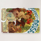  Art Nouveau Beer Ad door Alphonse Mucha Legpuzzel (Horizontaal)