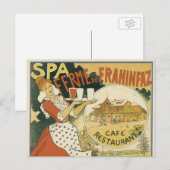 Art Nouveau, Beer Bar Restaurant en Cafe Briefkaart (Voorkant / Achterkant)