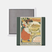  Art Nouveau, Beer Bar Restaurant en Cafe Magneet (Voorkant / Achterkant)