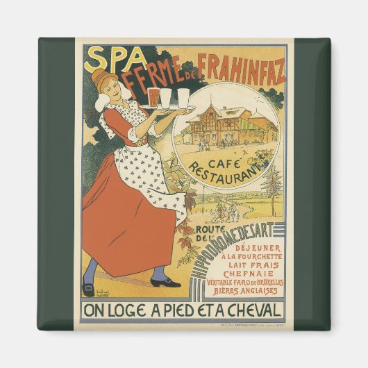  Art Nouveau, Beer Bar Restaurant en Cafe Magneet (Voorkant)