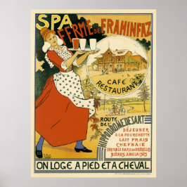  Art Nouveau, Beer Bar Restaurant en Cafe Poster