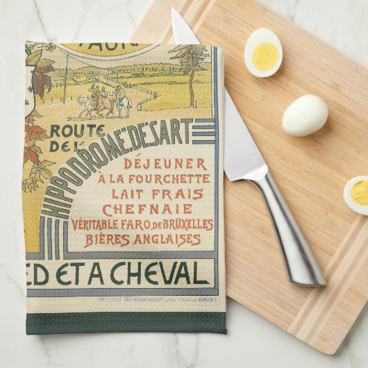 Art Nouveau, Beer Bar Restaurant en Cafe Theedoek (Quarter Fold)