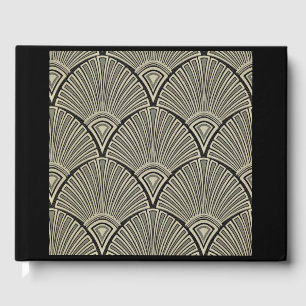 , art nouveau, beige, grijs, art deco, frans, ru gastenboek