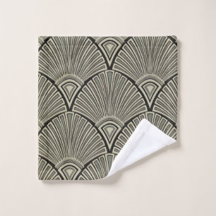 , art nouveau, beige, grijs, art deco, frans, ru washandje