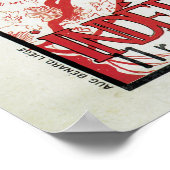  art nouveau Belgium kunstboekpresentatie Poster (Hoek)