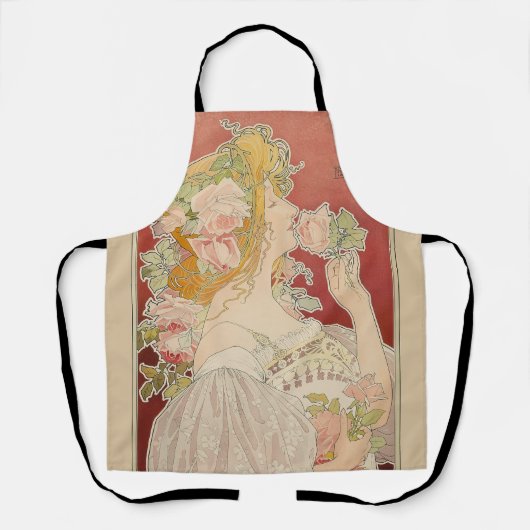 Art Nouveau Belle Époque Damesrozen Livemont Schort (Voorkant)