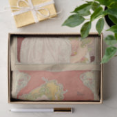 Art Nouveau Belle Époque Damesrozen Livemont Tissuepapier (Geschenk)
