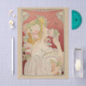 Art Nouveau Belle Époque Damesrozen Livemont Tissuepapier (Craft)