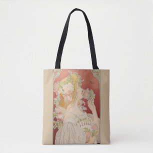 Art Nouveau Belle Époque Damesrozen Livemont Tote Bag