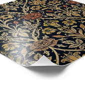 Art nouveau,Belle epoque patroon, ,chic,Wil Foto Afdruk (Hoek)