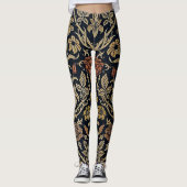 Art nouveau,Belle epoque patroon, ,chic,Wil Leggings (Voorkant)