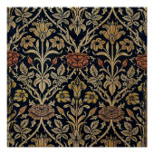 Art nouveau,Belle epoque patroon, ,chic,Wil Perfect Poster (Voorkant)