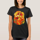 Art Nouveau Beltane Keltische Lente T-shirt (Voorkant)