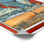 Art Nouveau Benedictijner 1898 Mucha Poster (Hoek)