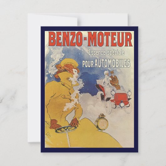  Art Nouveau, Benzo Moteur van Jules Cheret (Voorkant)