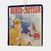  Art Nouveau, Benzo Moteur van Jules Cheret Keramisch Ornament (Links)