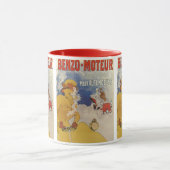  Art Nouveau, Benzo Moteur van Jules Cheret Mok (Midden)