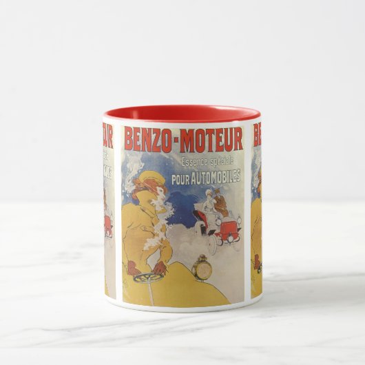  Art Nouveau, Benzo Moteur van Jules Cheret Mok (Midden)