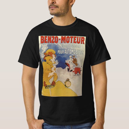 Art Nouveau, Benzo Moteur van Jules Cheret T-shirt (Voorkant)