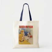  Art Nouveau, Benzo Moteur van Jules Cheret Tote Bag (Voorkant)