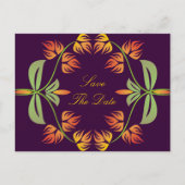 Art Nouveau Bewaar de datum Briefkaarten (Voorkant)