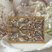 Art Nouveau Bewaar de trouwdatum Kaart