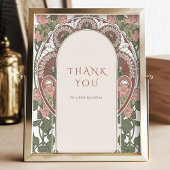 Art Nouveau Bewerkbare kleuren  teken Poster