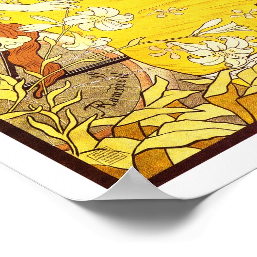  Art Nouveau Bicycle Ad Poster (Hoek)