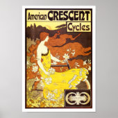  Art Nouveau Bicycle Ad Poster (Voorkant)